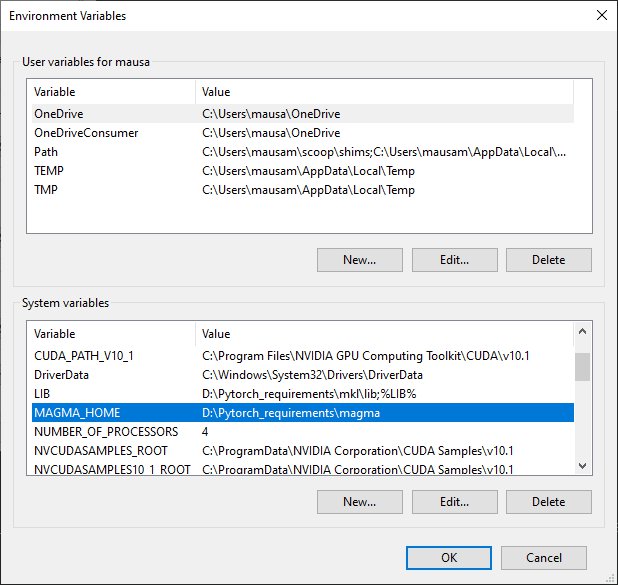 Building PyTorch from source on Windows to work with an old GPU